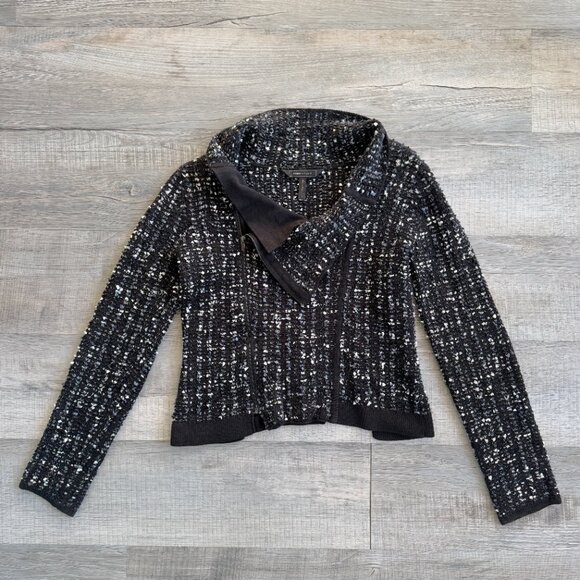 Vintage BCBGMaxazria Reeve Moto Cardigan Jacket (size S) - Picture 8 of 16